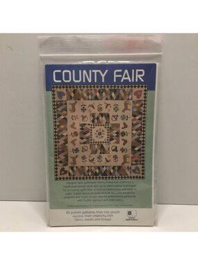 Quilts And Other Comforts County Fair Quilt Sewing Pattern Uncut 1995